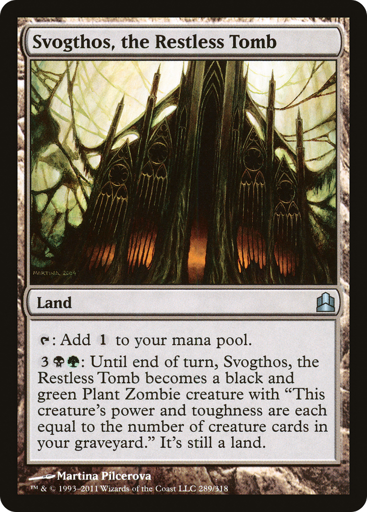 Magic: The Gathering - Svogthos, the Restless Tomb - Commander 2011