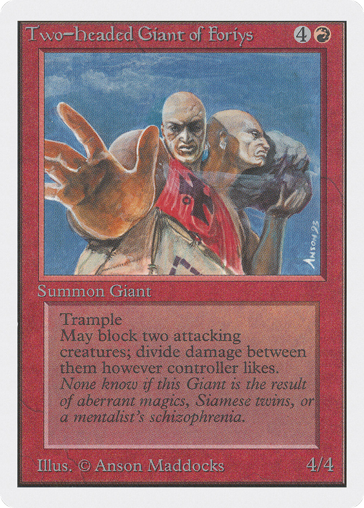 Magic: The Gathering - Two-Headed Giant of Foriys - Unlimited Edition