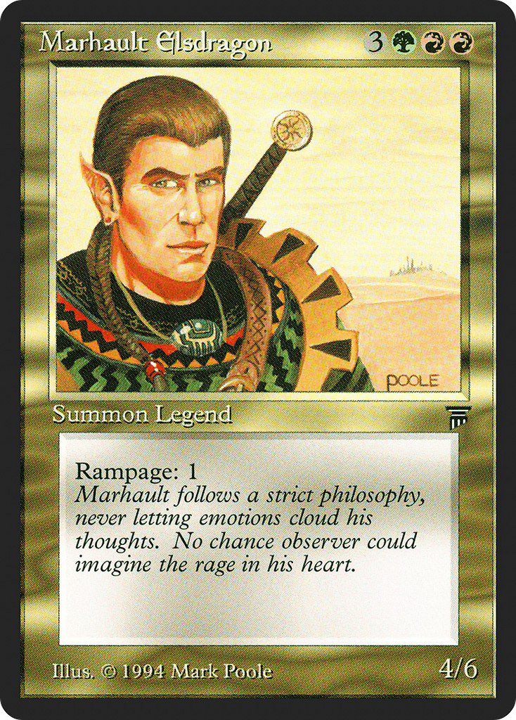 Magic: The Gathering - Marhault Elsdragon - Legends