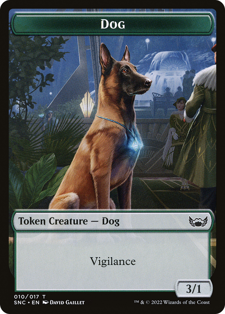 Magic: The Gathering - Dog Token - Streets of New Capenna Tokens