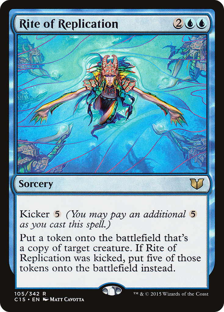 Magic: The Gathering - Rite of Replication - Commander 2015