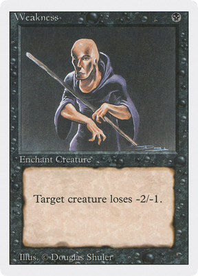 Magic: The Gathering - Weakness - Revised Edition