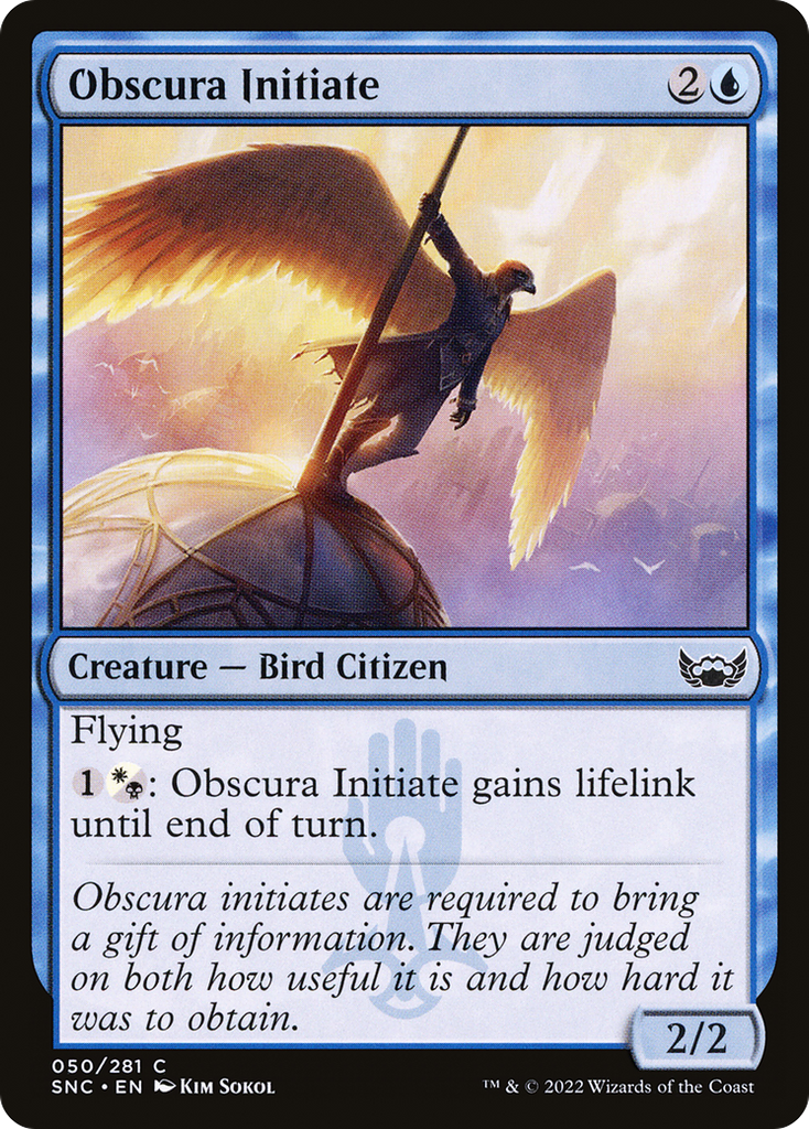Magic: The Gathering - Obscura Initiate - Streets of New Capenna