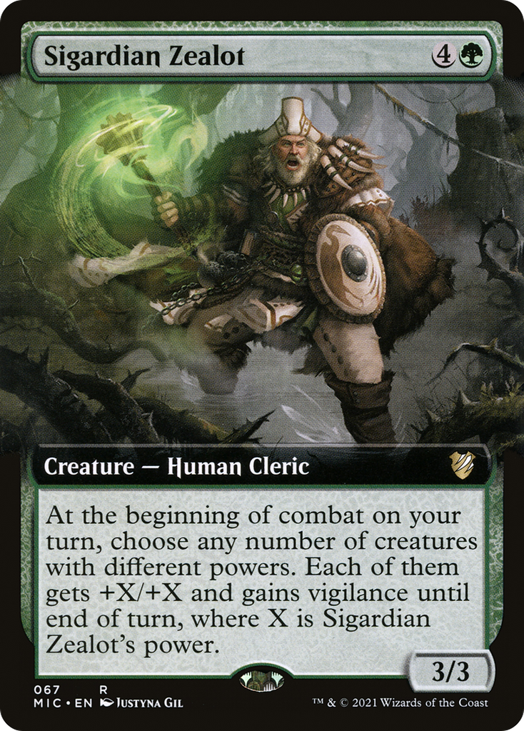 Magic: The Gathering - Sigardian Zealot - Midnight Hunt Commander