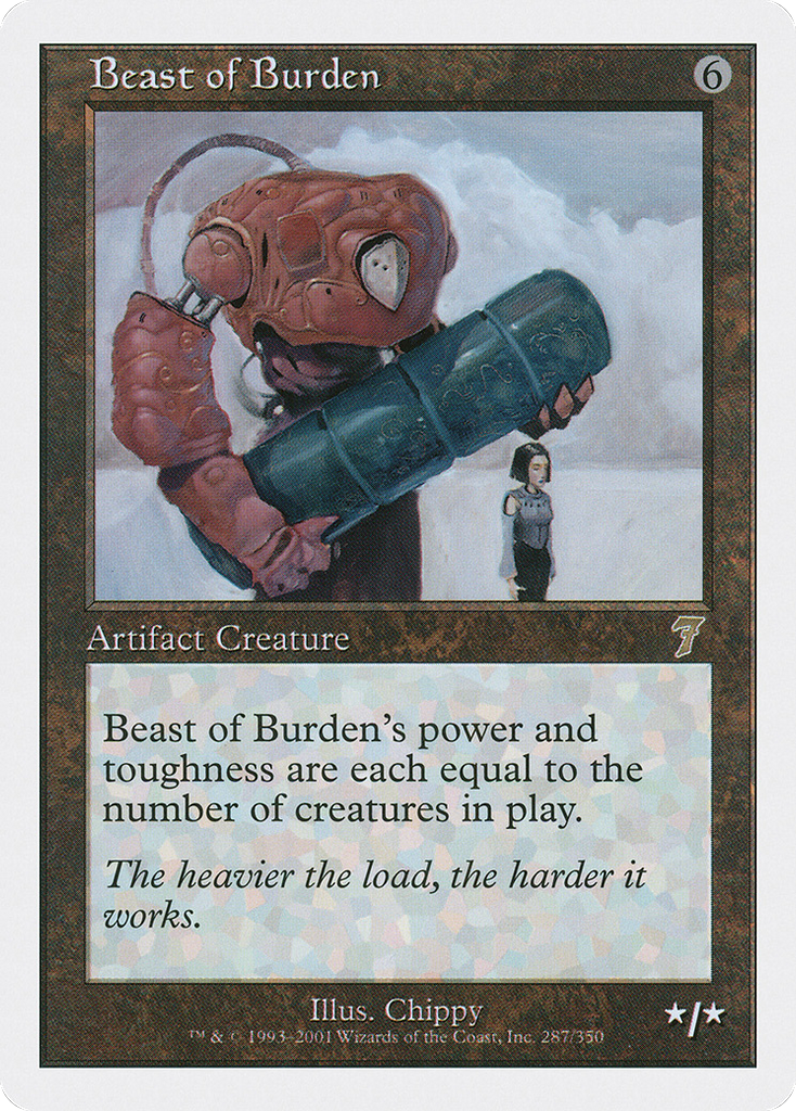 Magic: The Gathering - Beast of Burden - Seventh Edition