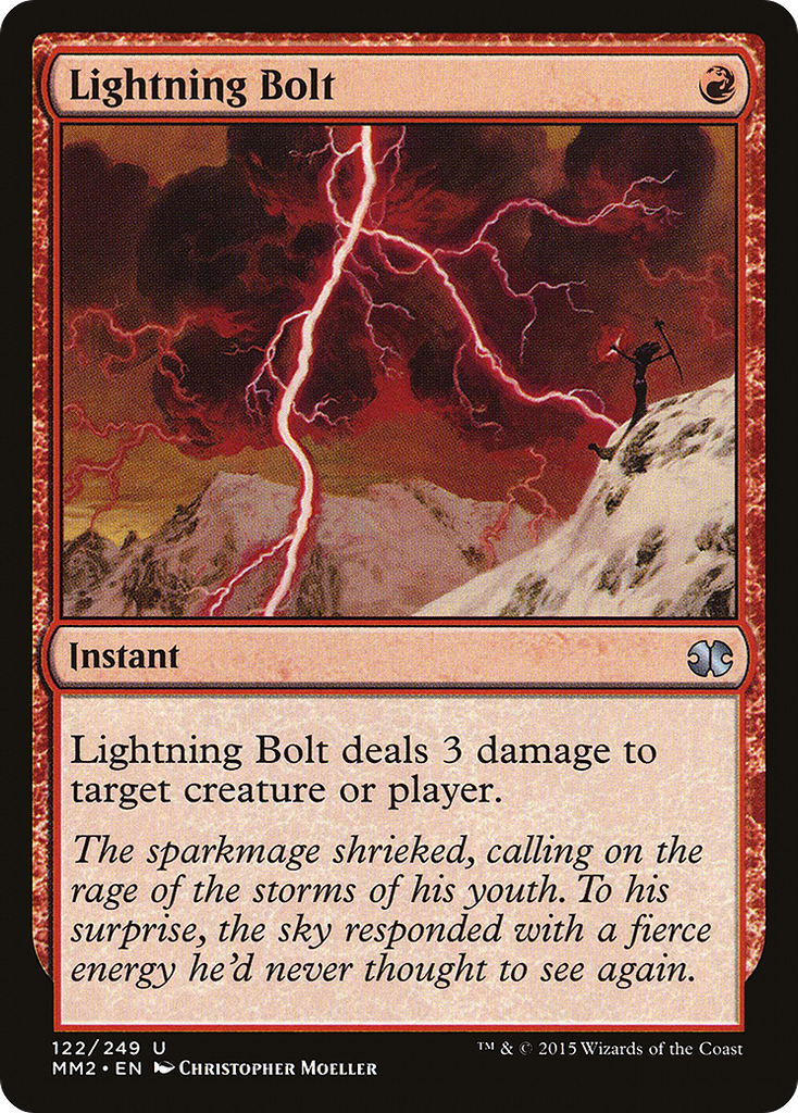 Magic: The Gathering - Lightning Bolt - Modern Masters 2015