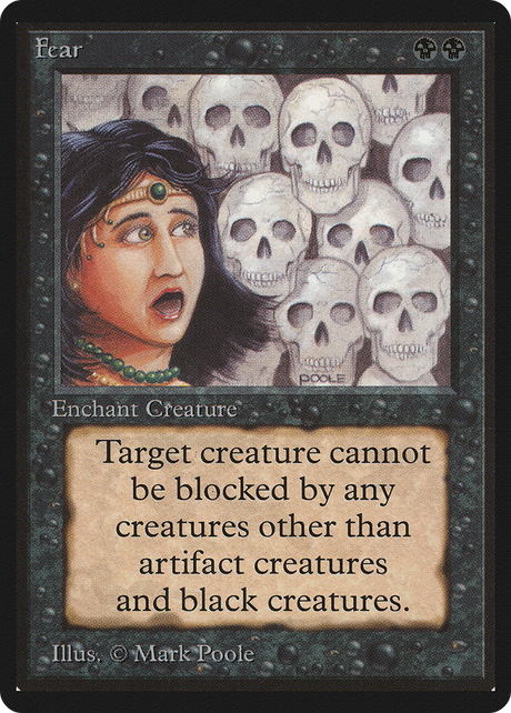 Magic: The Gathering - Fear - Limited Edition Beta