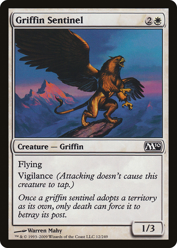 Magic: The Gathering - Griffin Sentinel - Magic 2010