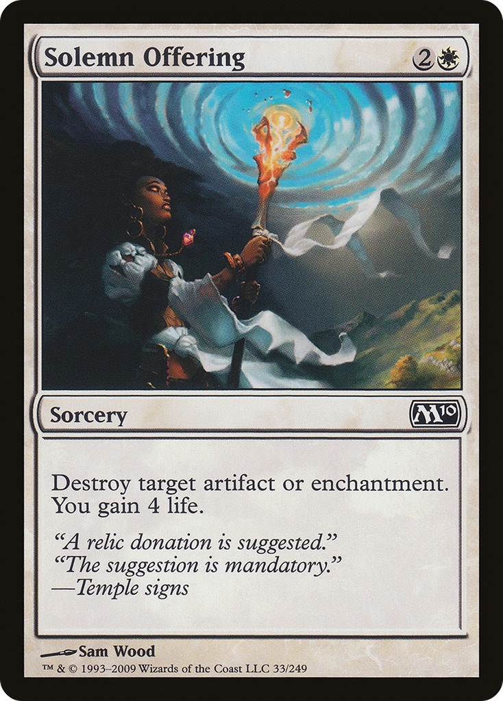 Magic: The Gathering - Solemn Offering - Magic 2010