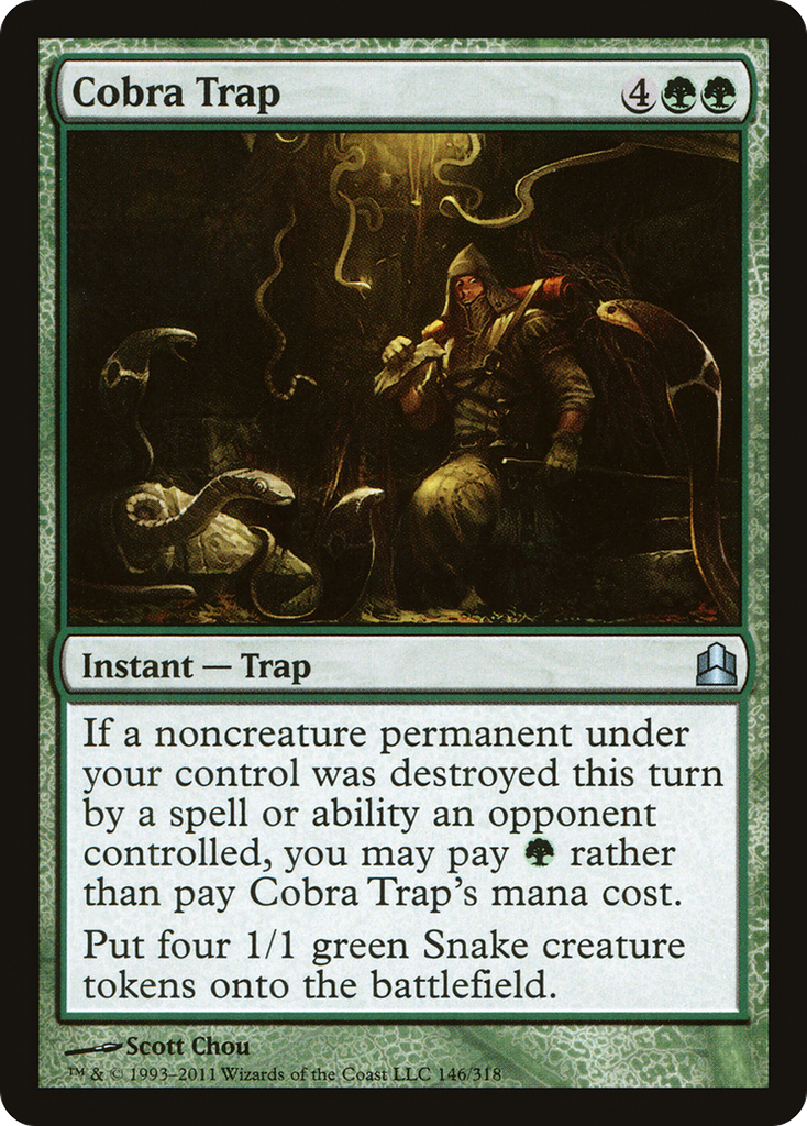 Magic: The Gathering - Cobra Trap - Commander 2011