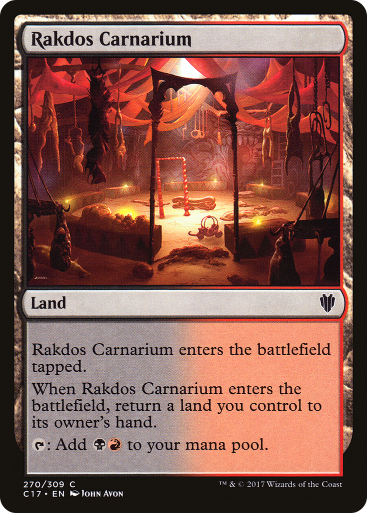 Magic: The Gathering - Rakdos Carnarium - Commander 2017