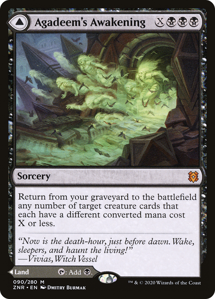 Magic: The Gathering - Agadeem's Awakening // Agadeem, the Undercrypt Foil - Zendikar Rising