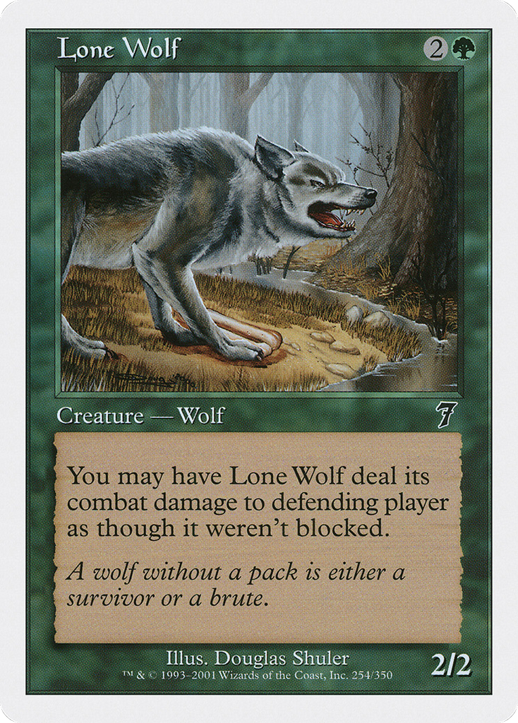 Magic: The Gathering - Lone Wolf - Seventh Edition