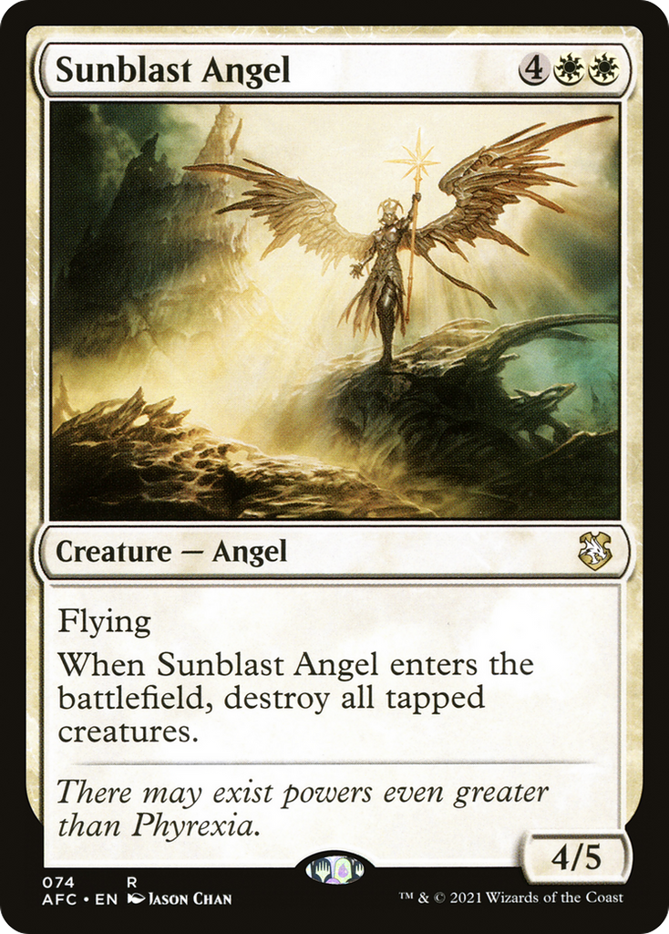Magic: The Gathering - Sunblast Angel - Forgotten Realms Commander