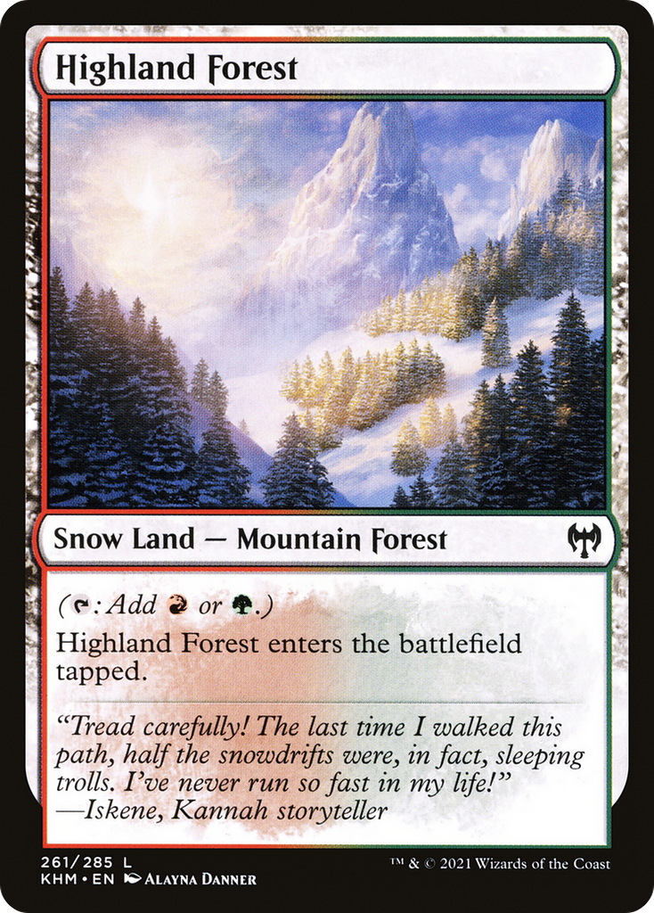 Magic: The Gathering - Highland Forest - Kaldheim