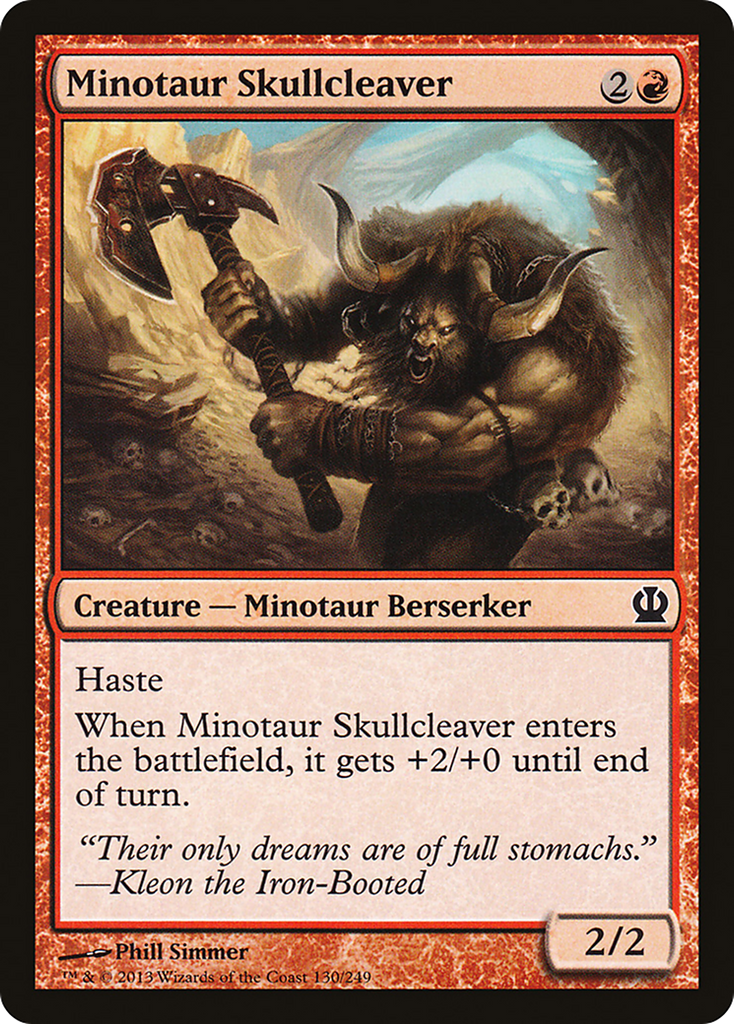 Magic: The Gathering - Minotaur Skullcleaver - Theros