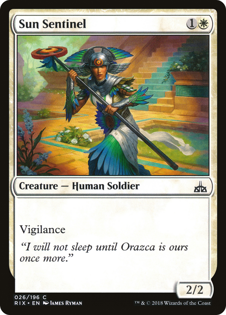 Magic: The Gathering - Sun Sentinel - Rivals of Ixalan