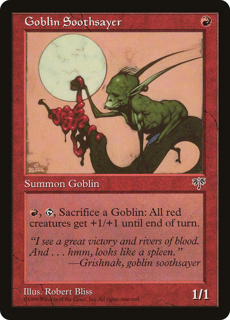 Magic: The Gathering - Goblin Soothsayer - Mirage