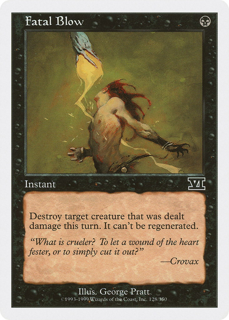 Magic: The Gathering - Fatal Blow - Classic Sixth Edition