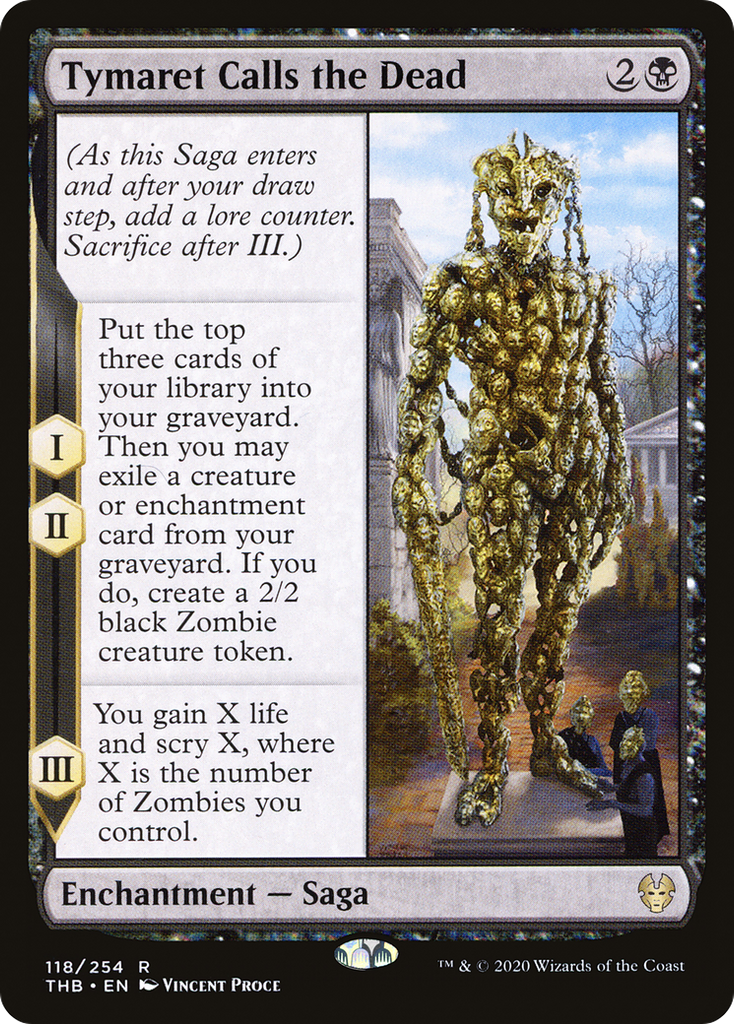 Magic: The Gathering - Tymaret Calls the Dead Foil - Theros Beyond Death