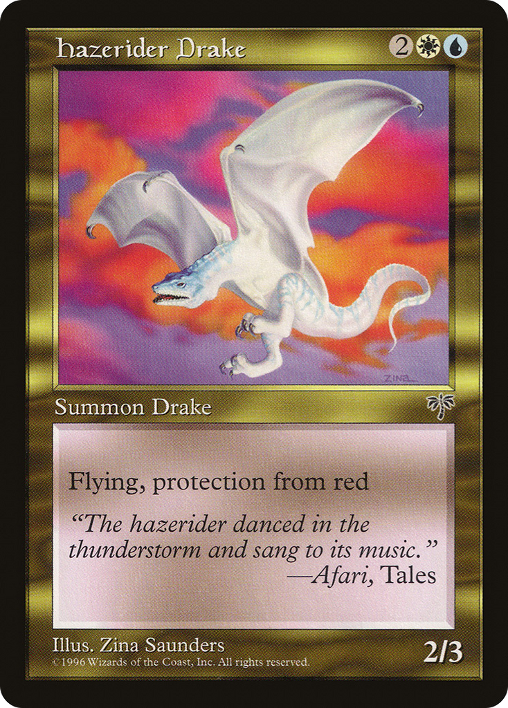 Magic: The Gathering - Hazerider Drake - Mirage