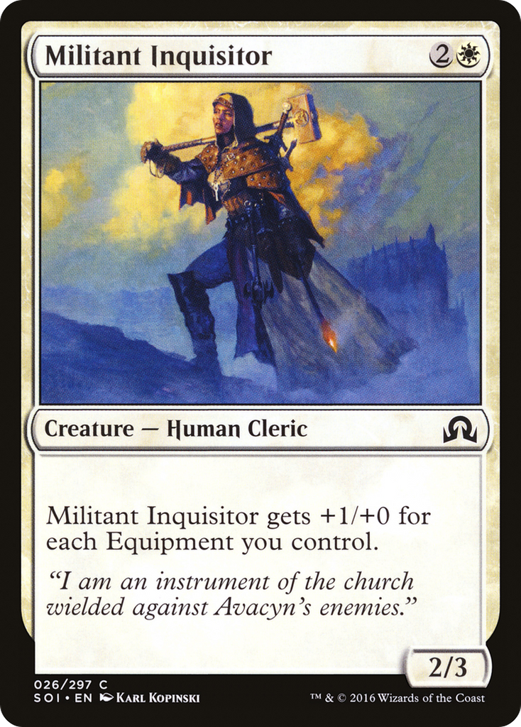 Magic: The Gathering - Militant Inquisitor - Shadows over Innistrad