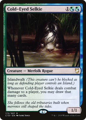 Magic: The Gathering - Cold-Eyed Selkie - Commander 2018