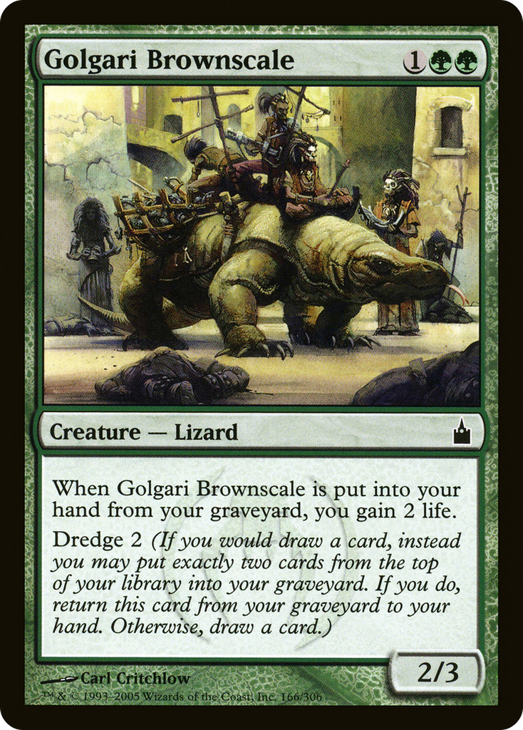 Magic: The Gathering - Golgari Brownscale - Ravnica: City of Guilds