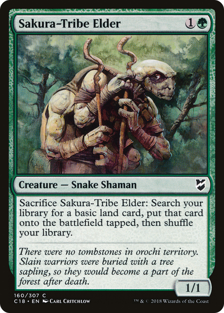 Magic: The Gathering - Sakura-Tribe Elder - Commander 2018