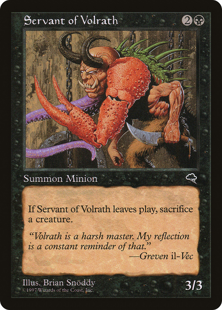 Magic: The Gathering - Servant of Volrath - Tempest