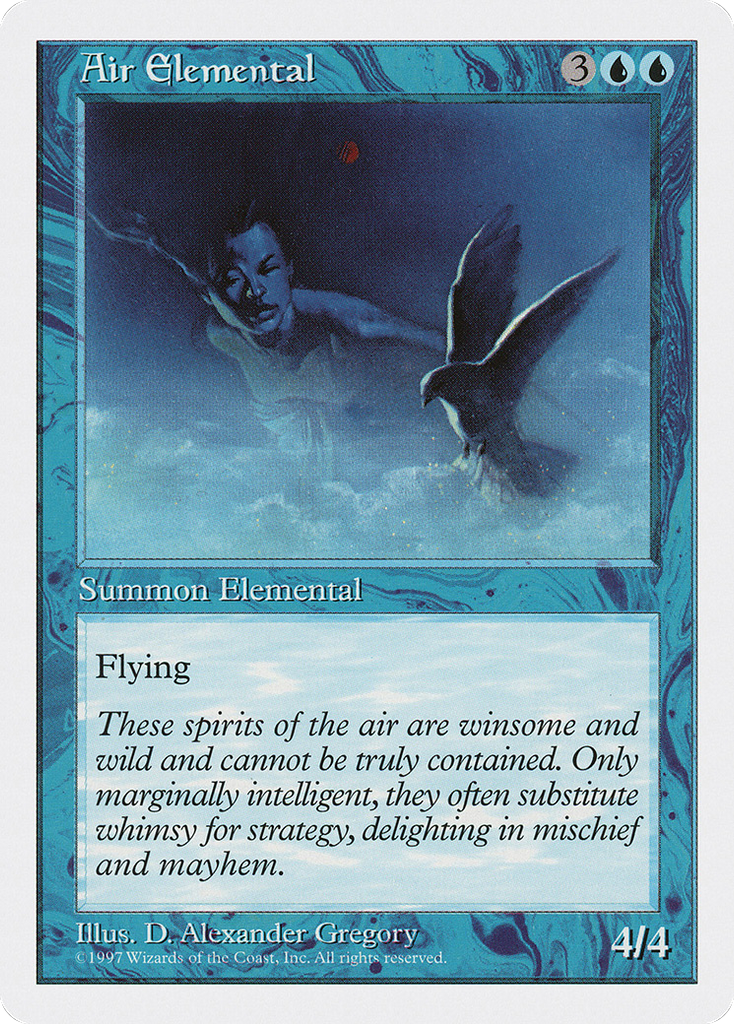 Magic: The Gathering - Air Elemental - Fifth Edition