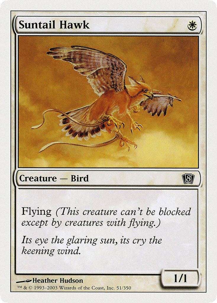 Magic: The Gathering - Suntail Hawk - Eighth Edition