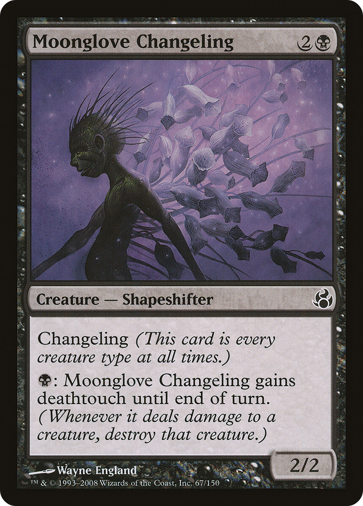 Magic: The Gathering - Moonglove Changeling - Morningtide