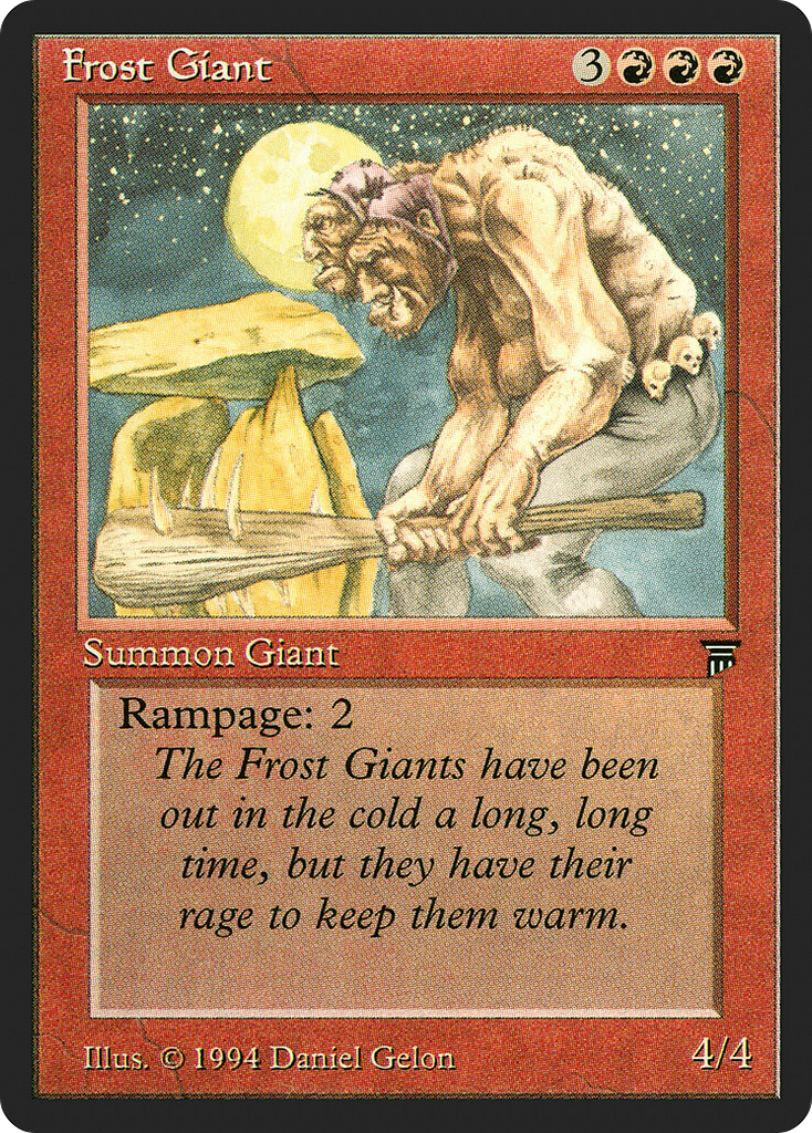 Magic: The Gathering - Frost Giant - Legends