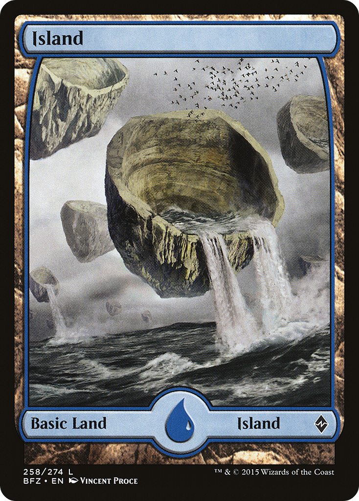 Magic: The Gathering - Island - Battle for Zendikar