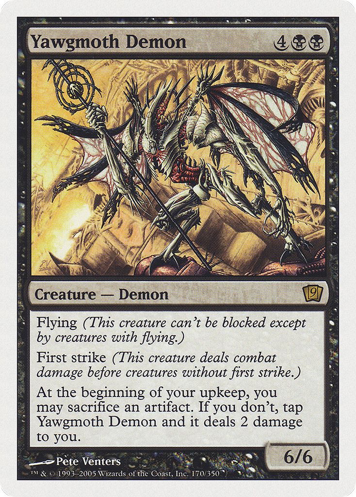Magic: The Gathering - Yawgmoth Demon - Ninth Edition