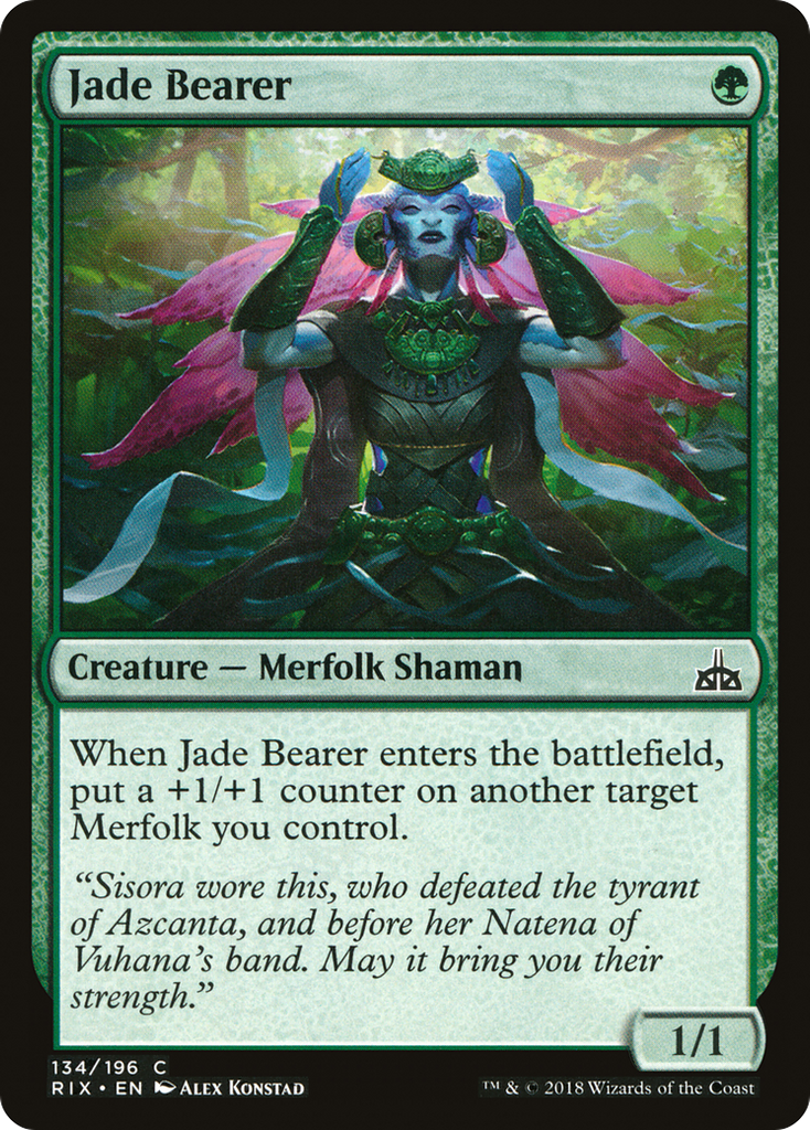 Magic: The Gathering - Jade Bearer - Rivals of Ixalan