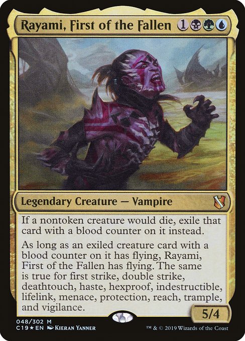 Magic the Gathering - Rayami, First of the Fallen Foil - Commander 2019