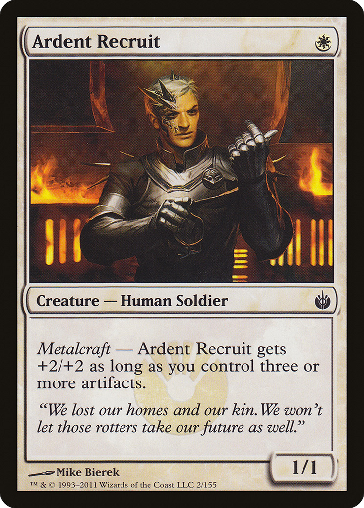 Magic: The Gathering - Ardent Recruit - Mirrodin Besieged