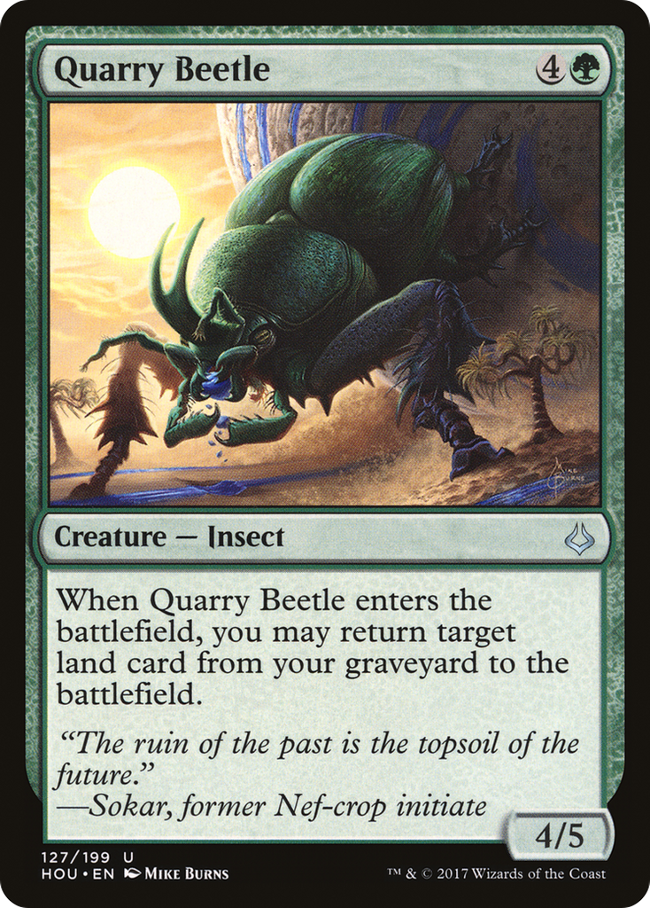 Magic: The Gathering - Quarry Beetle - Hour of Devastation