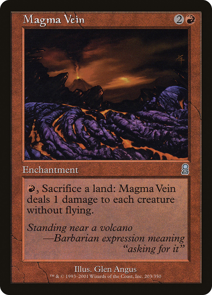 Magic: The Gathering - Magma Vein - Odyssey