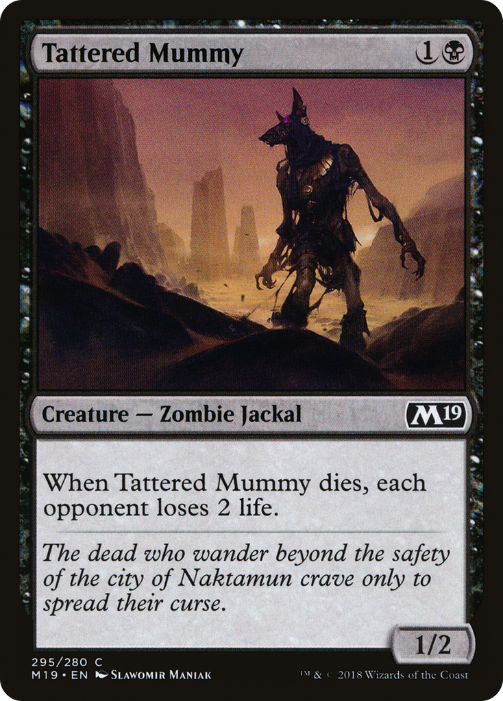 Magic: The Gathering - Tattered Mummy - Core Set 2019