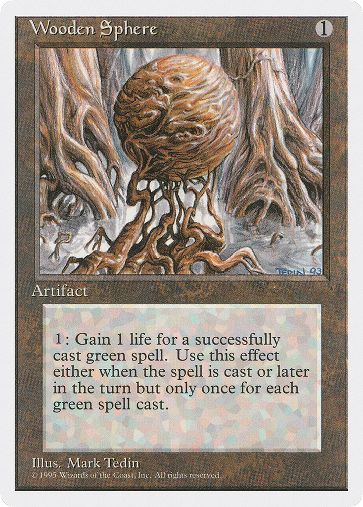 Magic: The Gathering - Wooden Sphere - Fourth Edition