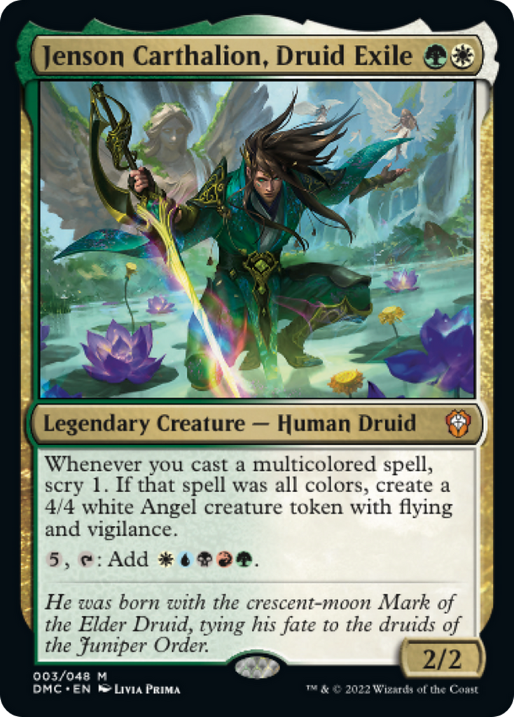 Magic: The Gathering - Jenson Carthalion, Druid Exile - Dominaria United Commander