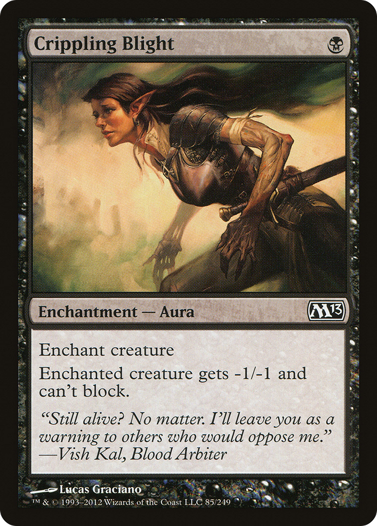 Magic: The Gathering - Crippling Blight - Magic 2013