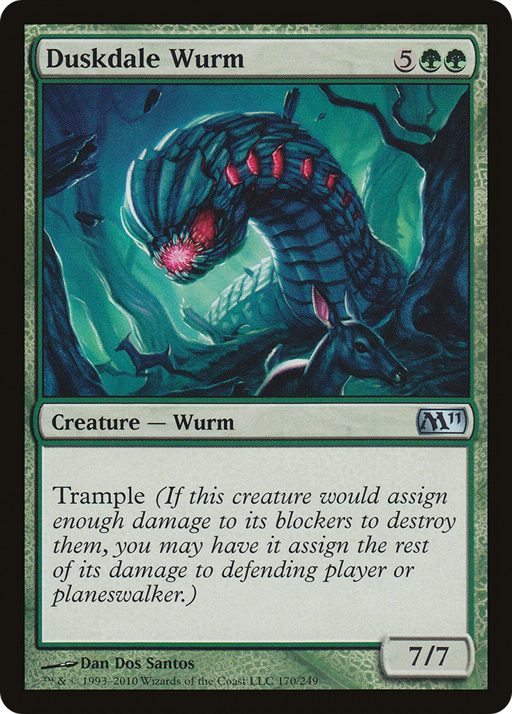 Magic: The Gathering - Duskdale Wurm - Magic 2011