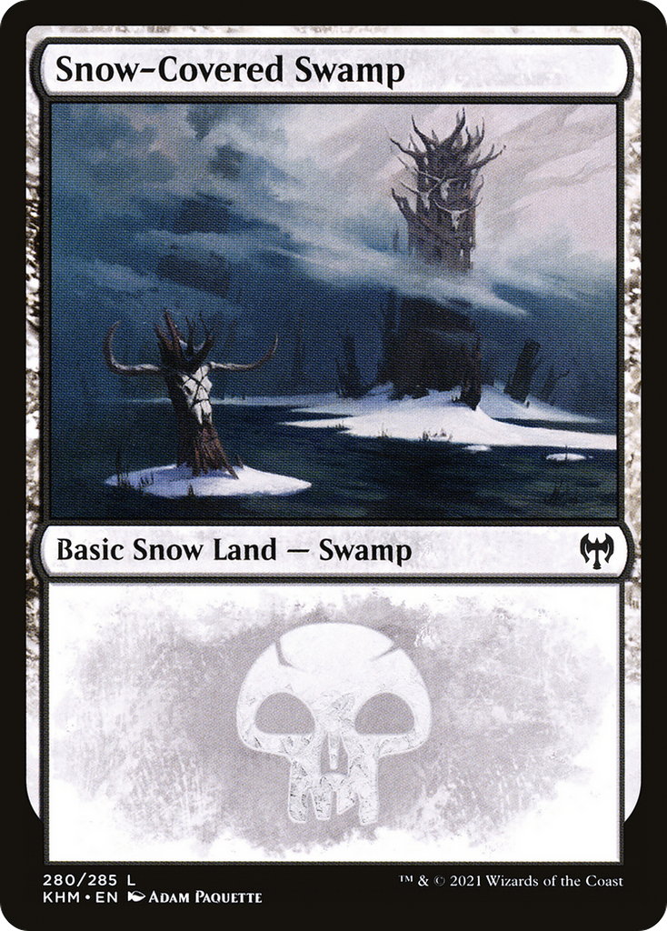 Magic: The Gathering - Snow-Covered Swamp - Kaldheim