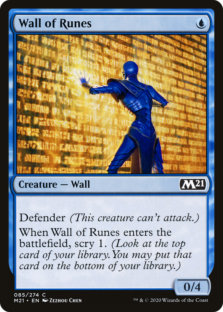 Magic: The Gathering - Wall of Runes - Core Set 2021