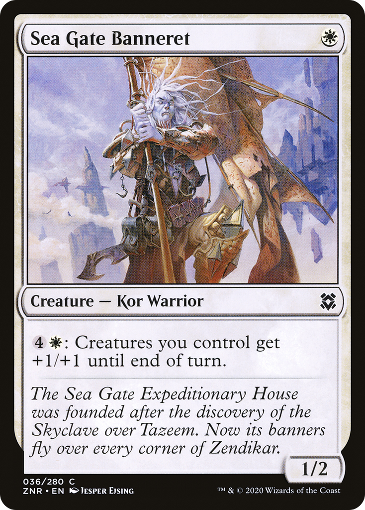 Magic: The Gathering - Sea Gate Banneret Foil - Zendikar Rising