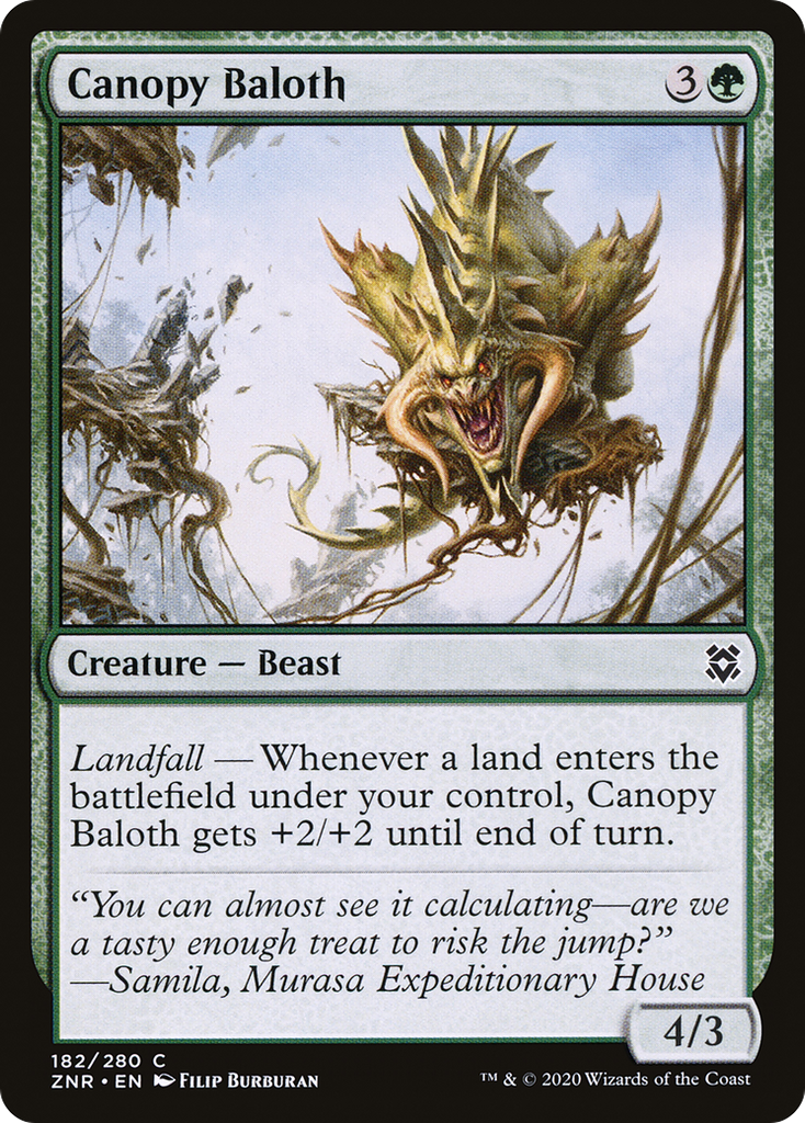 Magic: The Gathering - Canopy Baloth - Zendikar Rising